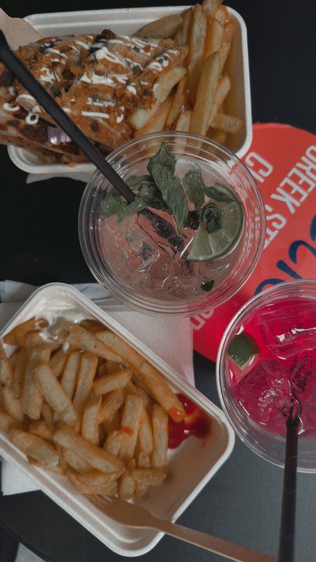 London street food and drinks